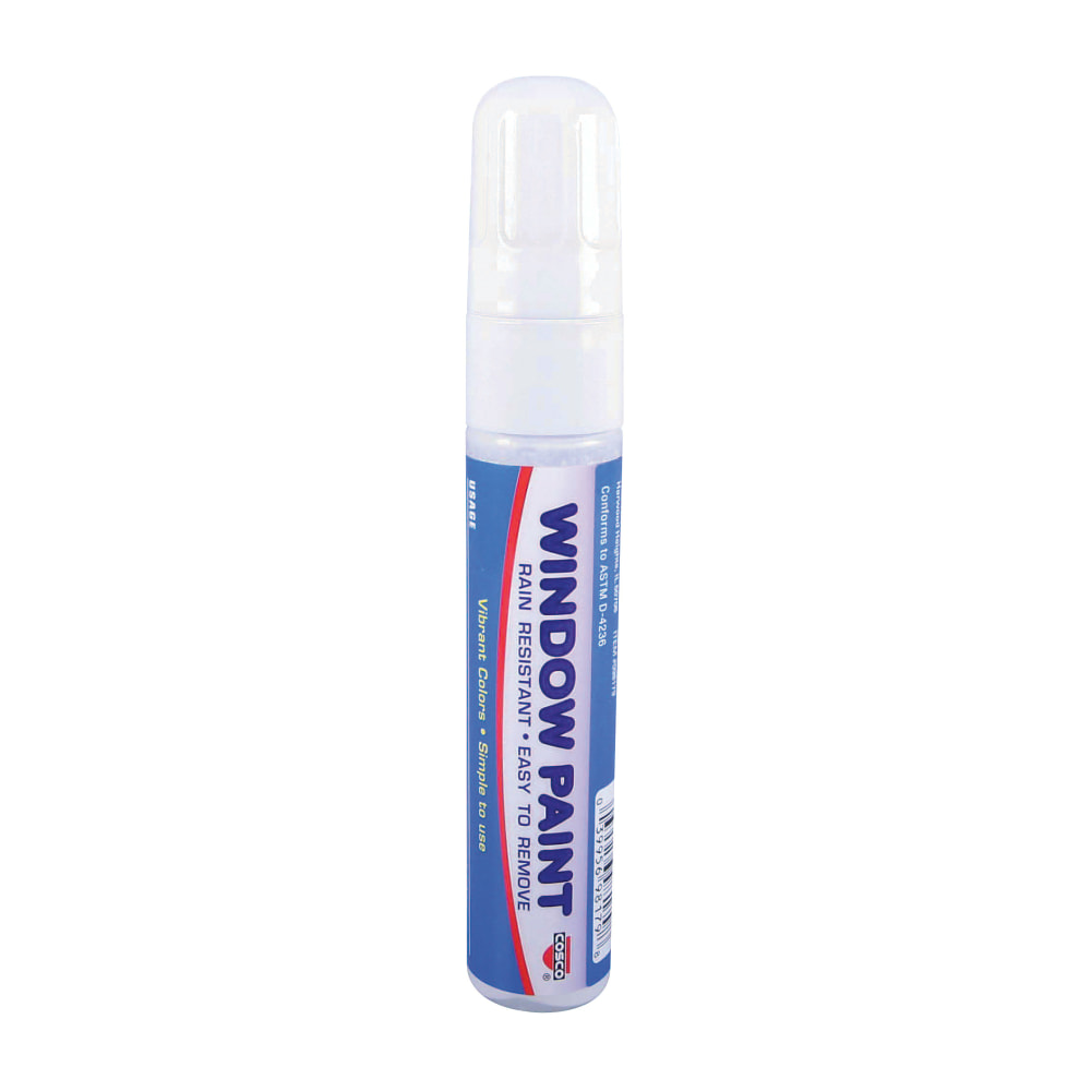 Cosco Window Paint Marker, White (Min Order Qty 14) MPN:98179