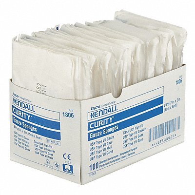 Sponge Sterile White Gauze PK100 MPN:KCGS019806