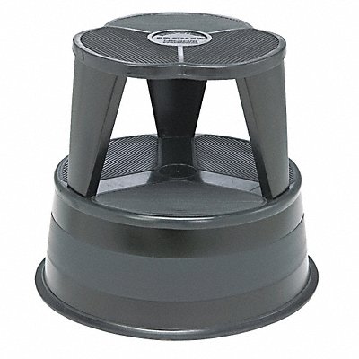 Step Stool Steel Rolling Black MPN:100192
