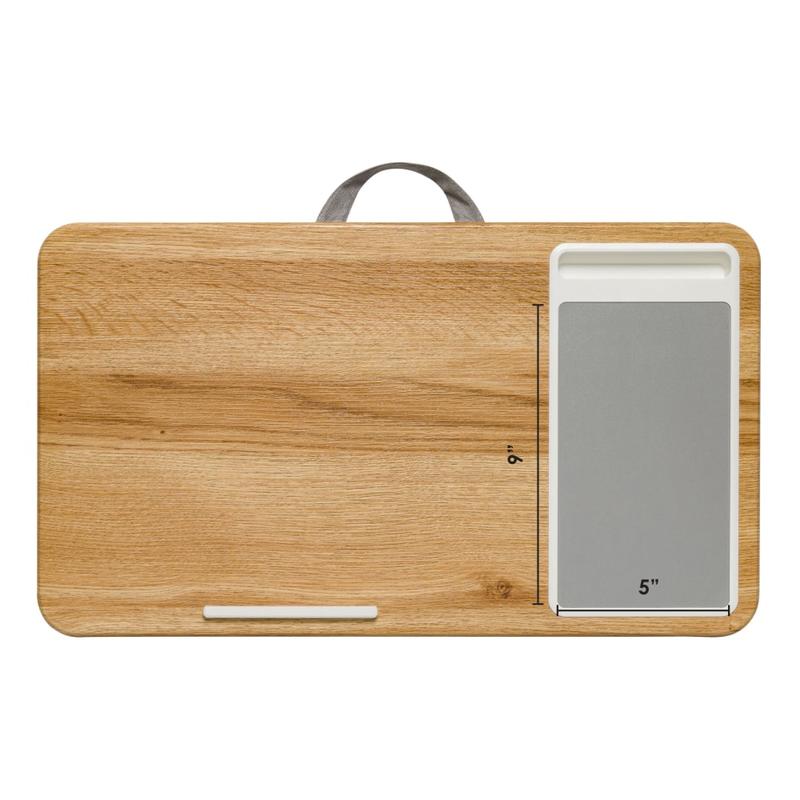 LapGear Home Office Lap Desk, 21in x 12in, Oak Woodgrain (Min Order Qty 2) MPN:91589