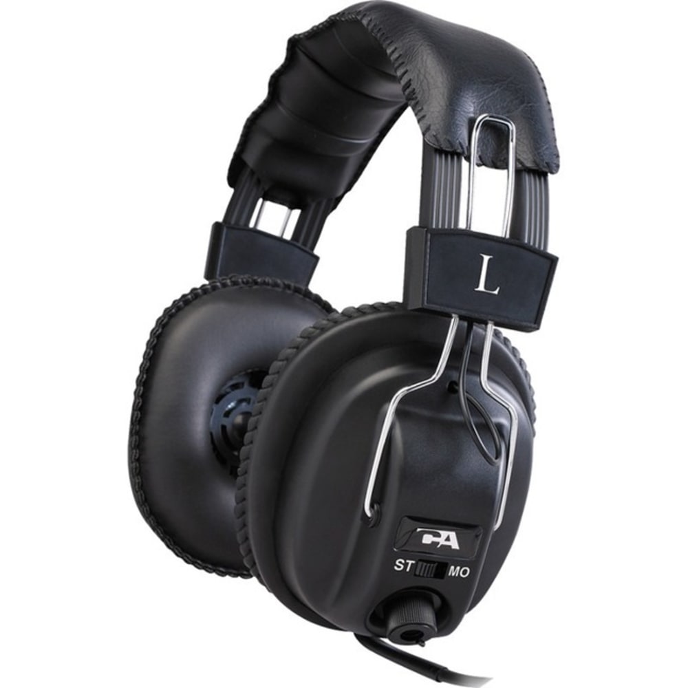 Cyber Acoustics Pro Series ACM-500RB Headphone - Stereo - Mini-phone (3.5mm) - Wired - 20 Hz 20 kHz - Gold Plated Connector - Over-the-head - Binaural - Circumaural - 6 ft Cable (Min Order Qty 4) MPN:ACM-500RB