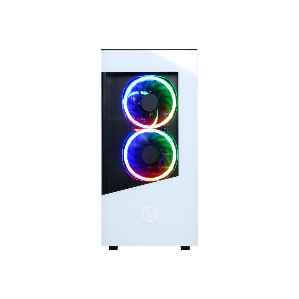 CyberPowerPC Gamer Master GMA660 - Mid tower - Ryzen 5 3600 / up to 4.2 GHz - RAM 16 GB - SSD 240 GB, HDD 2 TB - Radeon RX 6700 XT - Gigabit Ethernet - 802.11a/b/g/n/ac - Win 10 Home 64-bit - monitor: none - white MPN:GMA660