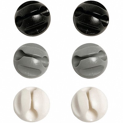 Cable Base Top Black/White/Grey PK6 MPN:US/CTBASE6MXD