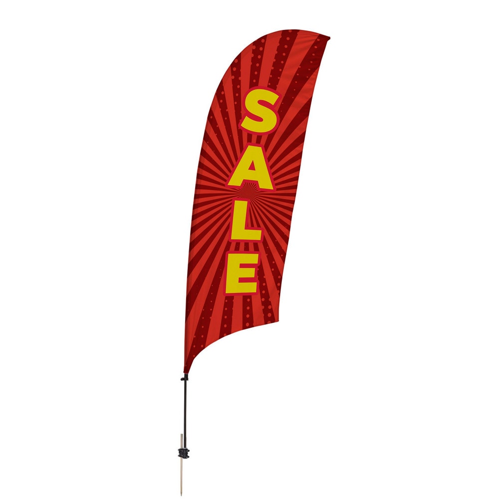 Safety Signs, Family: Architectural Sign , Sign Type: General Information , Sign Header: None , Legend: Sale Red Burst , Message/Graphic: Message & Graphic  MPN:908110-005