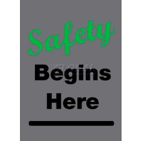 NoTrax® Safety Begins Here Safety Message Mat 3/8
