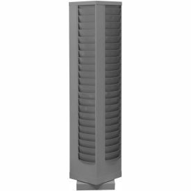 92 Pocket Rotary Literature Rack - Gray 415-95