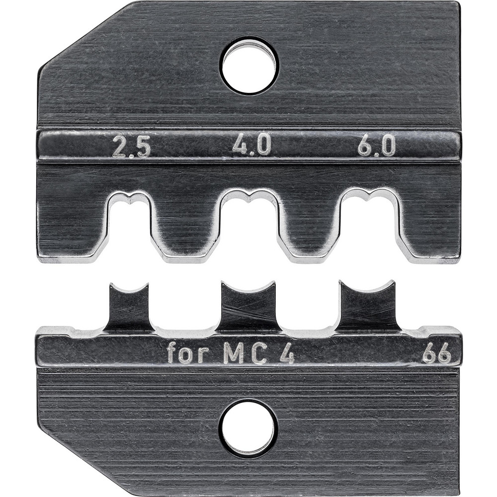 Hand Crimper Accessories, For Use With: MC4 , Includes: Solar Connectors MC4 (Multi-Contact) Locator. Capacity - 2.5, 4.0, 6.0 mm2 and 14, 12, 10 AWG.  MPN:97 49 66