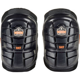 Ergodyne® ProFlex® 347 Lightweight Gel Knee Pads Long Cap Black 18447 18447******