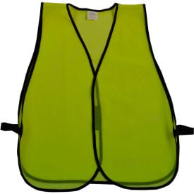 Petra Roc Non-ANSI All Purpose Safety Vest Polyester Mesh Lime One Size LVM-0