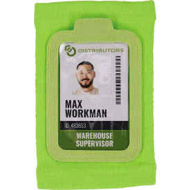 Ergodyne® Squids® 3388 Wrist ID/Badge Holder One Size Lime 19962