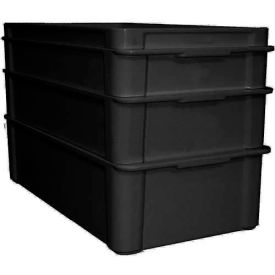 MFG Tray Molded Fiberglass Fibrestat ESD Stacking Tote 23-3/8