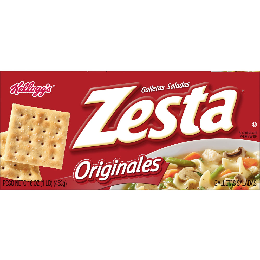 Kelloggs Zesta Saltine Crackers - Original - 16 oz - 1 Box (Min Order Qty 11) MPN:00133