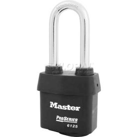 Master Lock® No. 6125LJ High Security Steel Weather Resistant Covered Laminated Padlocks - Pkg Qty 24 5LJ612