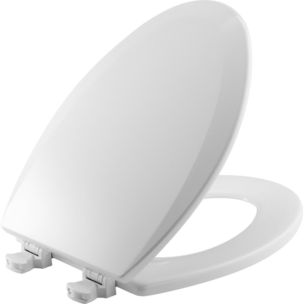 Toilet Seats, Type: Standard, Closed , Style: Elongated , Material: Enameled Wood , Color: White , Outside Width: 14.125in (Inch) MPN:1500EC 000