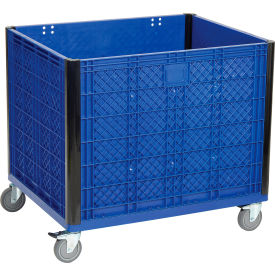 GoVets™ Easy Assembly Solid Wall Container - Casters 39-1/4 x 31-1/2 x 34 Overall 452C239