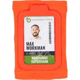 Ergodyne® Squids® 3388 Wrist ID/Badge Holder One Size Orange 19961
