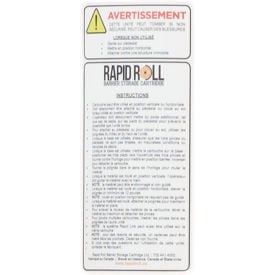 Ideal Warehouse RapidRoll™ Spanish Warning Label 70-7008 70-7008