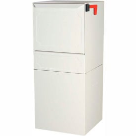 dVault Parcel Protector Vault Mailbox and Parcel Drop DVU0050 - Rear Access - White DVU0050-3