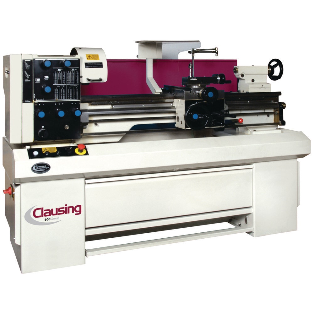 Bench, Engine & Toolroom Lathes, Horse Power: 3hp , Phase: Three , Spindle Speed Control: Geared Head , Bed Width: 8in , Cross Slide Travel: 7.5in  MPN:M300/25-EW