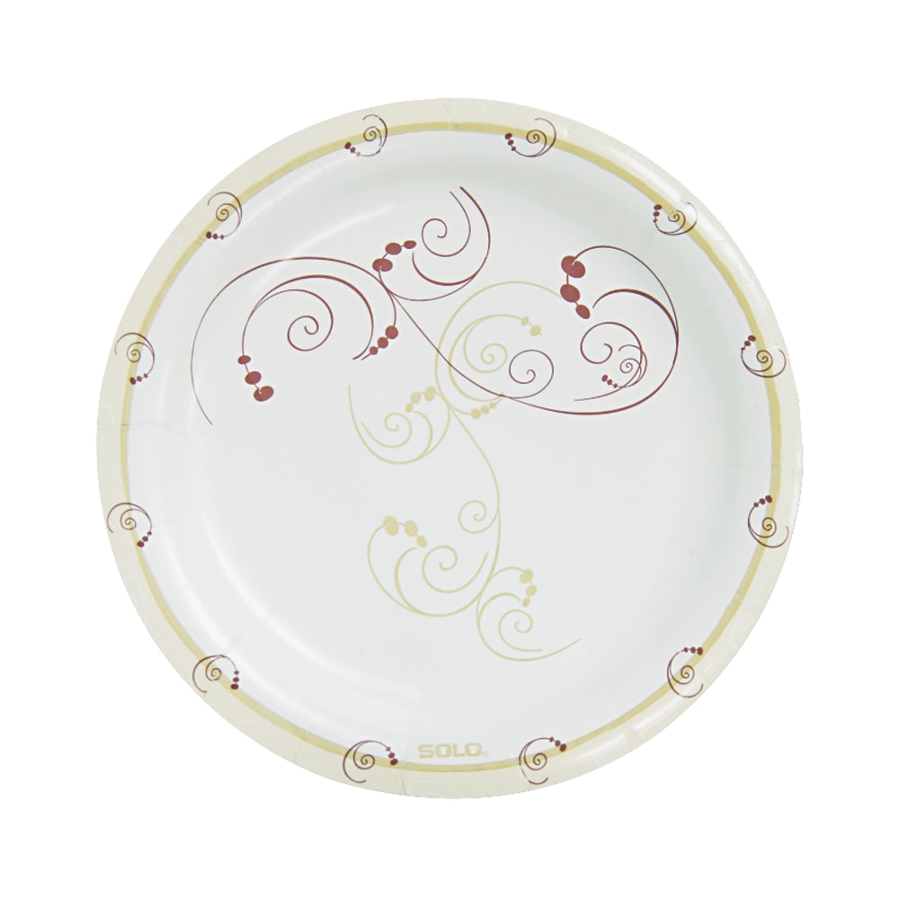 Solo Cup Symphony Paper Plates, 8 1/2in, Tan, Pack Of 125 (Min Order Qty 3) MPN:MP9-J8001