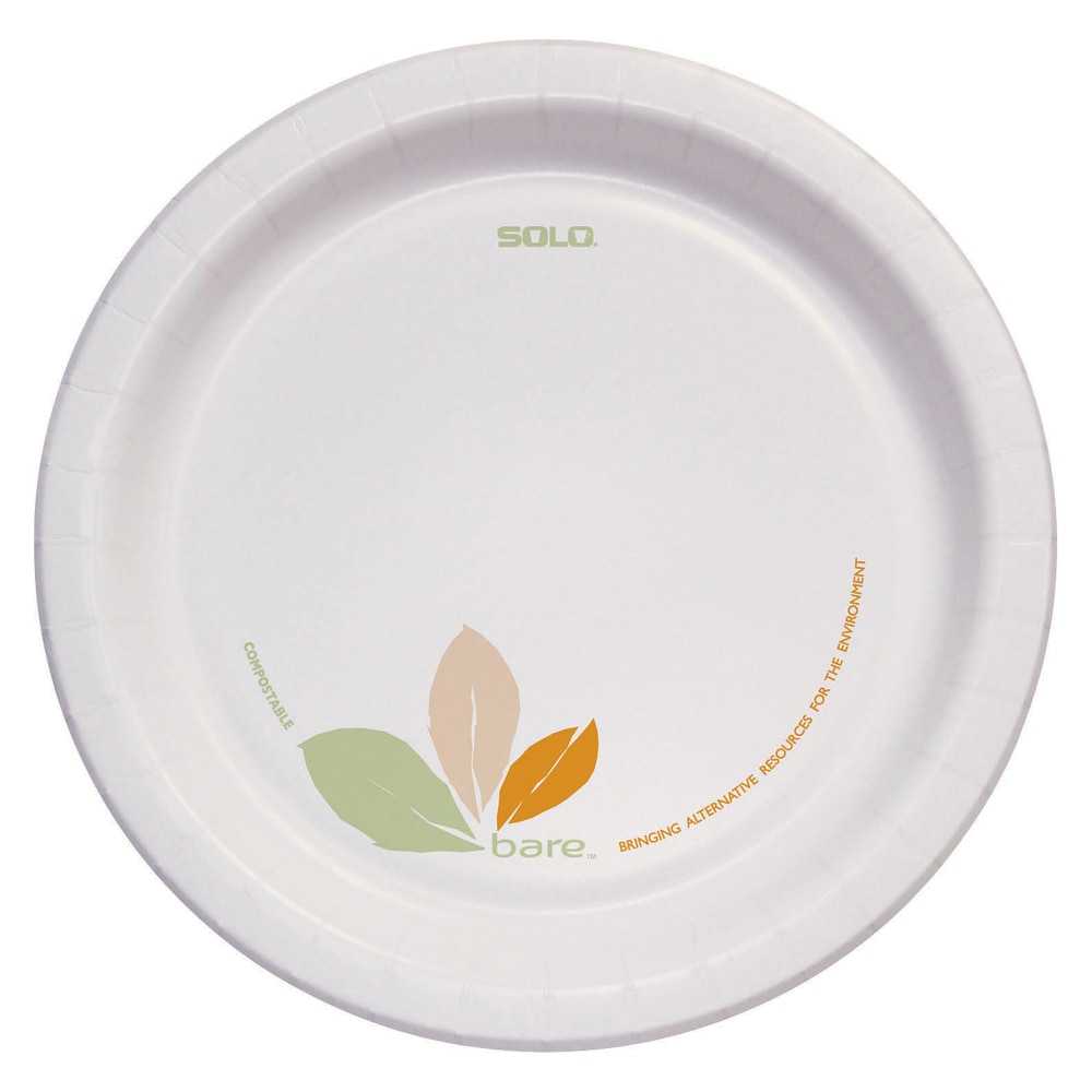 Solo Cup Bare Plates, 8 1/2in, Pack Of 125 (Min Order Qty 2) MPN:MP9B-J7234