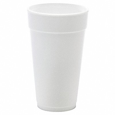 Disposable Hot Cup 20oz White Foam PK500 MPN:20J16