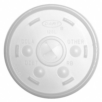 Disp Hot/Cold Cup Lid 6 oz-14 oz PK1000 MPN:12SL