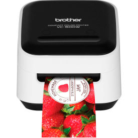 Brother® Versatile Compact Color Label & Photo Printer w/ Wireless Networking VC500W VC500W