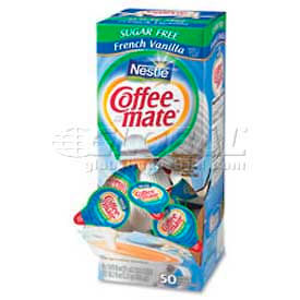 Coffee mate® Non-Dairy Liquid Creamer Single Sugar Free Fr Vanilla 0.375 oz. 50/Box NES91757
