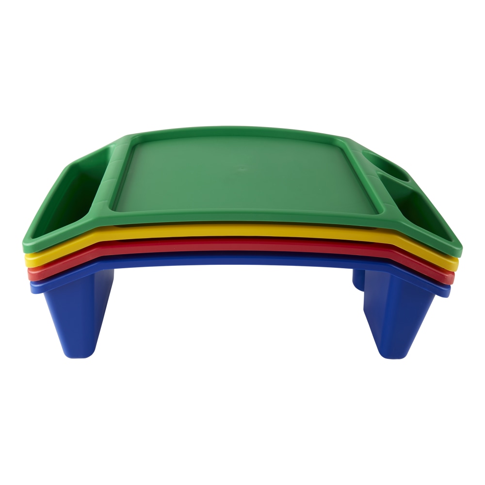Office Depot Brand Kids Lap Tray, 23-1/4in x 11-7/8in x 8-1/4in, Assorted Colors (No Color Choice Available), BF9012N (Min Order Qty 8) MPN:BF9012N