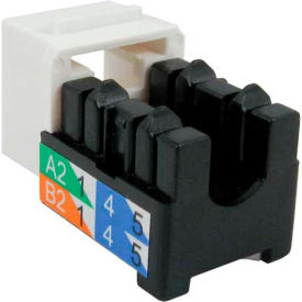 Vertical Cable 352-V2721/WH Cat 6 V-Max U-Style Keystone Jack - White 352-V2721/WH