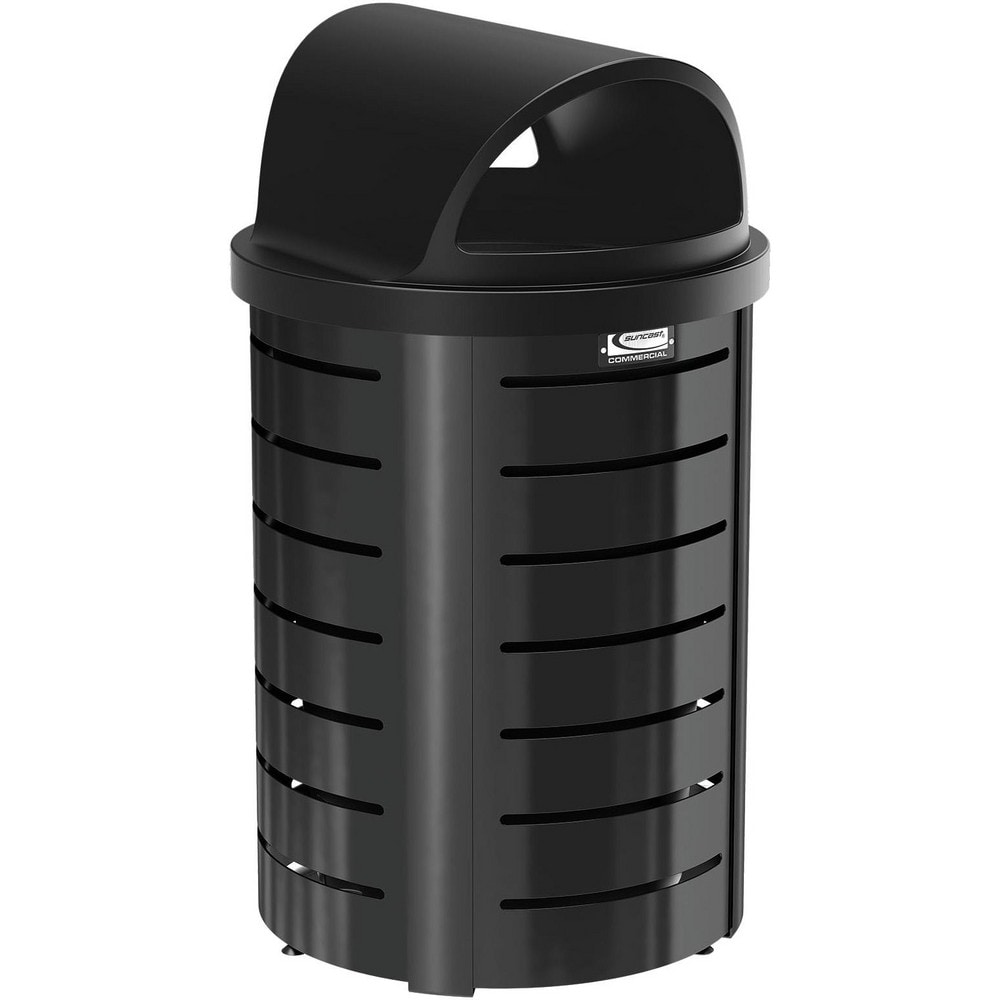 Trash Cans & Recycling Containers, Type: Outdoor , Container Capacity: 35 , Container Shape: Round , Lid Type: Dome , Container Material: Steel  MPN:MTCRND3501