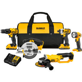 Dewalt® 20V MAX Compact 5-Tool Combo Kit DCK521D2