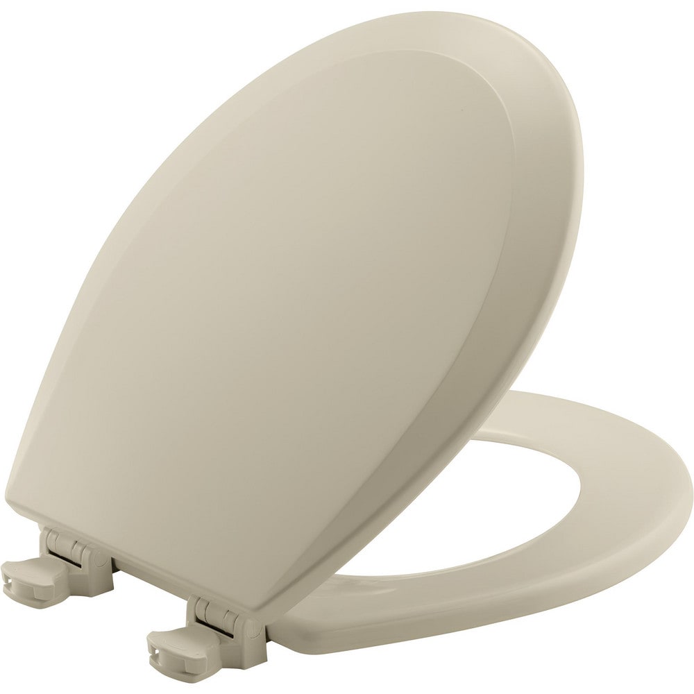Toilet Seats, Type: Standard, Closed , Style: Round , Material: Enameled Wood , Color: Bone , Outside Width: 14.375in (Inch) MPN:500EC 006