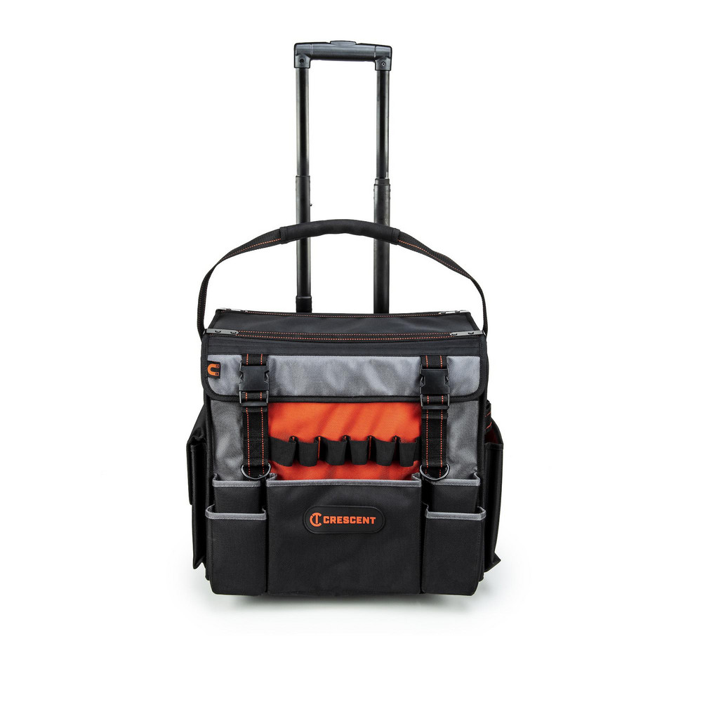 Tool Bags & Tool Totes, Holder Type: Rolling Tool Bag , Closure Type: Magnet , Material: Polyester, Ballistic Polyester , Overall Width: 14in  MPN:CTBR1850N