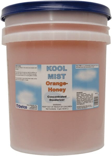 Kool Mist - Orange-Honey, 5 Gal Pail, Concentrated Deodorizer MPN:0984OH-005