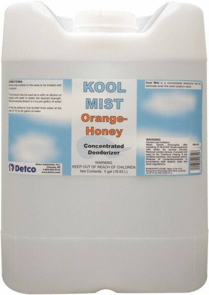 Kool Mist - Orange-Honey, 5 Gal Cube, Concentrated Deodorizer MPN:0984OH-C05