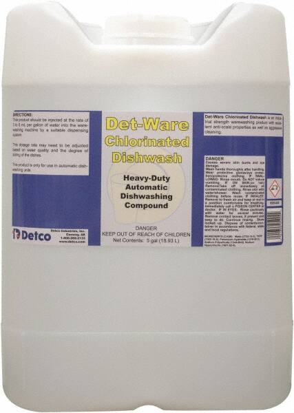 Det-Ware Chlorinated Dishwash, 5 Gal Cube MPN:0520-C05