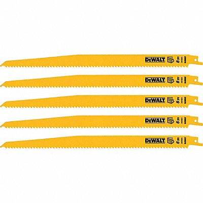 Reciprocating Saw Blade TPI 6 PK5 MPN:DW4804