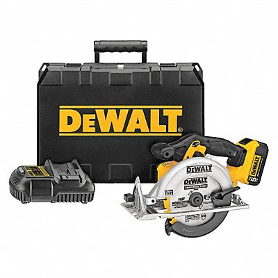 Cordless Circ Saw Kit 6-1/2 in Blade Dia MPN:DCS391P1