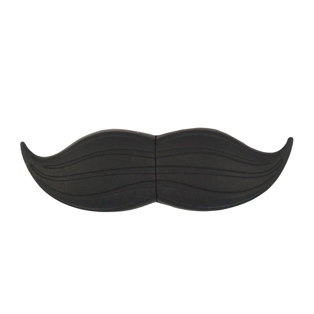Emtec Mustache USB Flash Drive, 4GB, Black (Min Order Qty 8) MPN:EKMMD4GMUST1