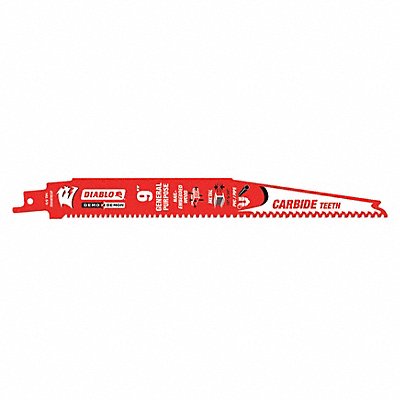 Reciprocating Saw Blade TPI 6/9 PK3 MPN:DS0909CGP3