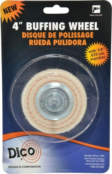 Mounted Spiral Sewn Buffing Wheel: 3