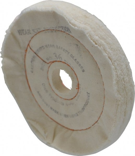 Unmounted Cushion Sewn Buffing Wheel: 6
