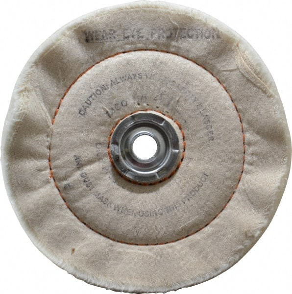 Unmounted Cushion Sewn Buffing Wheel: 6