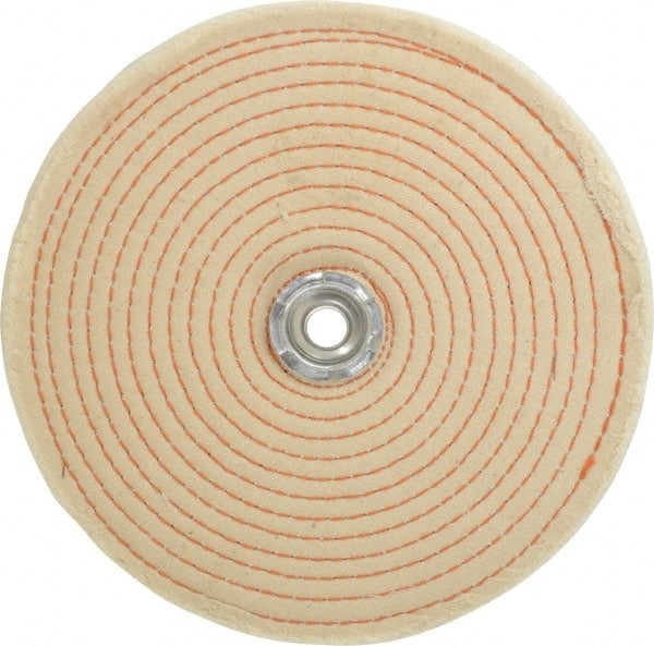 Unmounted Spiral Sewn Buffing Wheel: 8