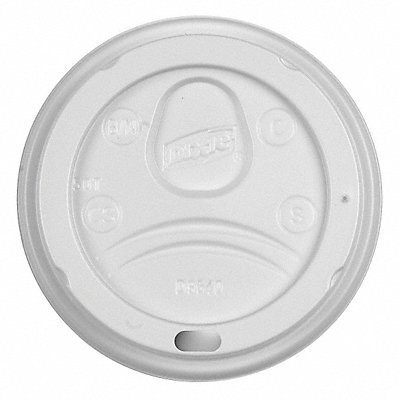 Disp Hot Cup Lid 10 oz WH PK1000 MPN:DL9540