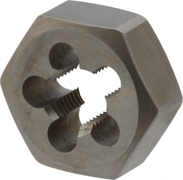 Hex Rethreading Die: M10x1, Right Hand, High-Speed Steel MPN:5977930
