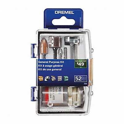 Rotary Tool Accessory Kit 52 pieces MPN:730-01