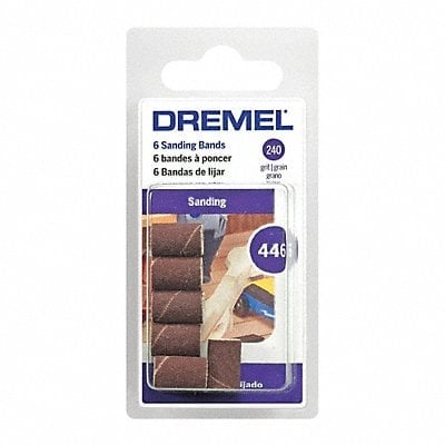 1/4In 240 Grit Sanding Bands PK5 MPN:446